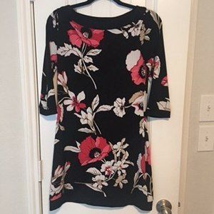 White House Black Market Floral dress, sz M